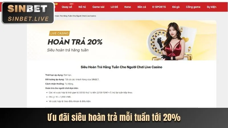 Hoàn trả và thưởng nạp hàng ngày gk88 bet